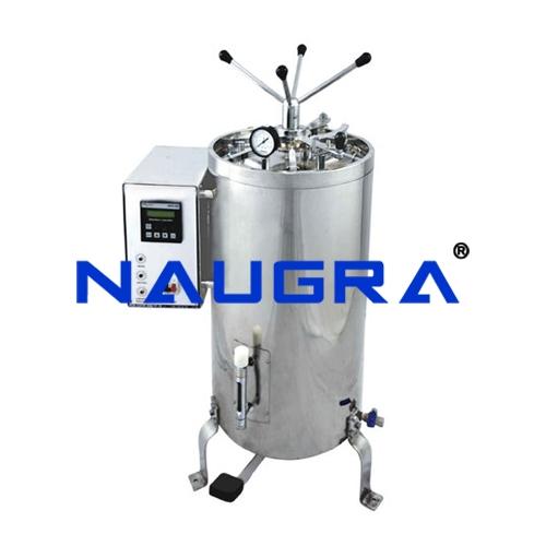 VERTICAL AUTOCLAVE - DOUBLE WALLED
